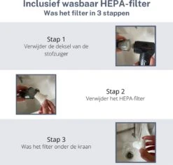 Carme® Aspirateur De Voiture 2 En 1 - Rechargeable - Wet & Droog - Aspirateur à Main - Airduster - Petit Aspirateur - Convient Pour La Voiture Et à La Maison - Aspirateur Sans Fil - Zwart -Nettoyage Produits Boutique 1200x1140 3