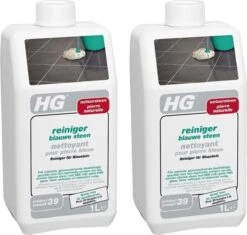 HG Nettoyant Pierre Bleue Nettoyant Pour Pierres Mates Et Brillantes - 2 Pièces !