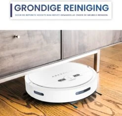 Aspirateur Robot Heevey Avec Fonction De Nettoyage - Convient à Tous Les Sols - Navigation Intelligente - Station De Charge Automatique - Comprend L'application Et La Télécommande - Édition 2022 -Nettoyage Produits Boutique 1200x1143 1