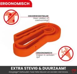 French Fashion - Easypegs® Pinces à Linge Durables - 10 Pièces - Ergonomiquement Responsable : Le Serrage Appartient Au Passé ! – Extra Large - Oranje 12 French Fashion - Easypegs® Pinces à Linge Durables - 10 Pièces - Ergonomiquement Responsable : Le Serrage Appartient Au Passé ! – Extra Large - Oranje -Nettoyage Produits Boutique 1200x1153 1