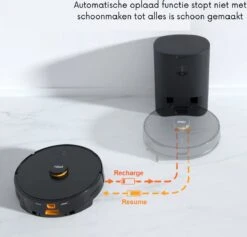IMOU Robot Aspirateur Avec Station De Recharge - Robot Aspirateur Avec Fonction De Nettoyage - Robot Aspirateur 30 Jours Hands Libres - Zwart -Nettoyage Produits Boutique 1200x1153 12