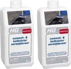 Dissolvant De Voile De Ciment Et De Chaux En Pierre Naturelle HG Le Dissolvant De Voile De Ciment - 2 Pièces!