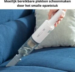 Aspirateur à Main Aspirateur à Main Sans Fil Aspirateur De Voiture - 70W - 3 Accessoires - Léger Et Maniable - Puissance D'aspiration 5000 PA - Filtre écologique - Lavable - Charge Rapide Via USB -Nettoyage Produits Boutique 1200x1156 4