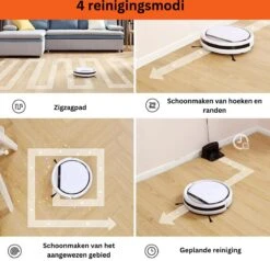 Aspirateur Robot ILIFE - Aspirateur Robot Avec Fonction De Nettoyage - Chargement Automatique - Parfait Pour Les Animaux De Compagnie - Station De Charge Incluse - Wit -Nettoyage Produits Boutique 1200x1158 10