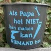 Seau - 12 Litre - Avec Texte : Si Papa Ne Peut Pas Le Réparer - Papa - Fête Des Pères - Bricoleur - Petits Boulots - Couleur Or Rose - Cadeau - Lilysparkx -Nettoyage Produits Boutique 1200x1160 6
