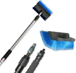 SOP - Set Manche Télescopique Aluminium Avec Brosse - Alimentation En Eau Et Raccordement Gardena - 2 X 150 Cm De Long - Avec Softgrip 7 SOP - Set Manche Télescopique Aluminium Avec Brosse - Alimentation En Eau Et Raccordement Gardena - 2 X 150 Cm De Long - Avec Softgrip -Nettoyage Produits Boutique 1200x1162 4