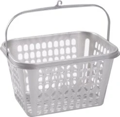 Panier/plateau Pinces à Épingles à Linge 20 X 25 X 14 Cm Argent - Lessive/ Faire La Lessive - Stocker Les Pinces à Épingles à Linge - Panier à Pinces