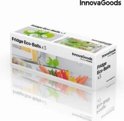 Innovagoods Boules Eco Pour Koelkast, élimine Les Mauvaises Odeurs - 3 Pièces, ABS Et Charbon Actif, Jaune, 5x5x5 Cm -Nettoyage Produits Boutique 1200x1164 10