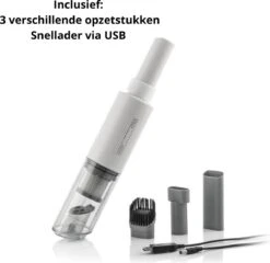 Aspirateur à Main Aspirateur à Main Sans Fil Aspirateur De Voiture - 70W - 3 Accessoires - Léger Et Maniable - Puissance D'aspiration 5000 PA - Filtre écologique - Lavable - Charge Rapide Via USB -Nettoyage Produits Boutique 1200x1164 4
