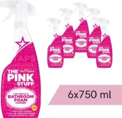 The Pink Stuff - Nettoyant Salle De Bain - 6 X 750 Ml - Pack économique
