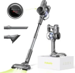 Kalado KCV01 Aspirateur Balai Sans Fil - Aspirateurs-balais 26Kpa - 6 En 1 - 40Min De Temps De Travail Batterie Amovible - Moteur Brushless 80000RPM - Affichage LED