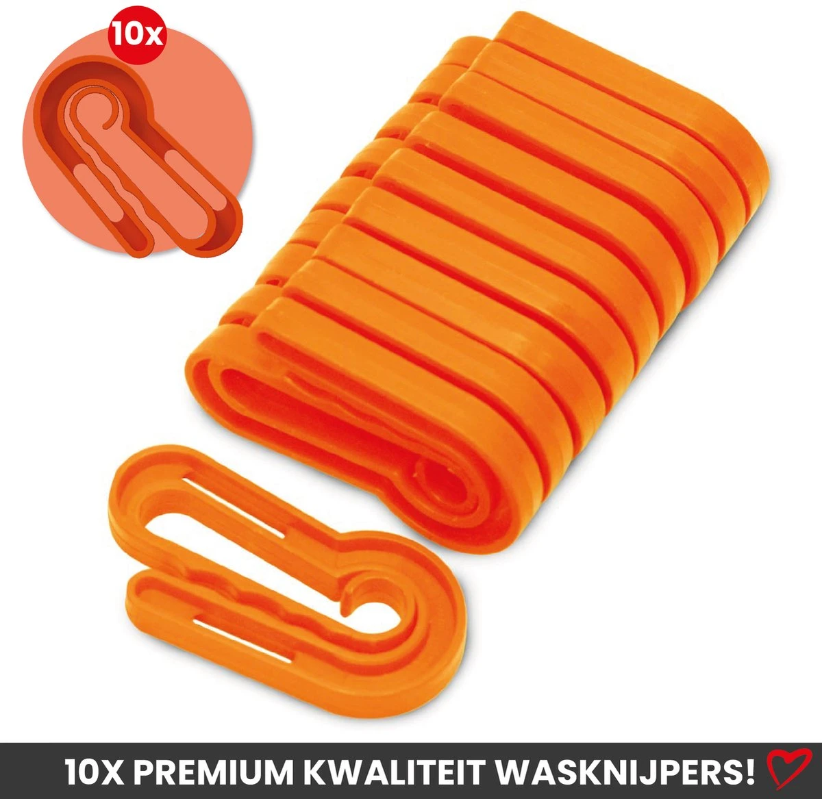 French Fashion - Easypegs® Pinces à Linge Durables - 10 Pièces - Ergonomiquement Responsable : Le Serrage Appartient Au Passé ! – Extra Large - Oranje 7 French Fashion - Easypegs® Pinces à Linge Durables - 10 Pièces - Ergonomiquement Responsable : Le Serrage Appartient Au Passé ! – Extra Large - Oranje – Image 5