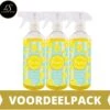 Fabulosa Lemon Sherbert - Spray Désinfectant Concentré Lemon Sherbert 3 X 0,5 L - Nettoyant Tout Usage - Pack économique - Végétalien - Comprend Un échantillon Gratuit
