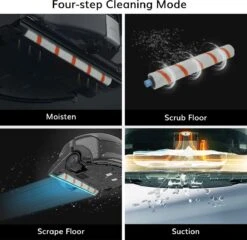 ALLROUNDGOODS-Ilife W450/W455 Robot De Sol Shinebot, Grand Réservoir Water De 0,85 L Et 0,9 L, Navigation Par Caméra, Contrôle D'Application Wifi, Appli De Cuisine -Nettoyage Produits Boutique 1200x1168 8