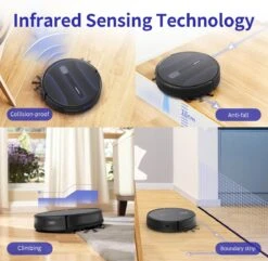 Aspirateur Robot Sysperl® V40P V3 - Aspirateur Robot Electrique - Aspirateur Robot Avec Station De Recharge - Fonction Lavage - Aspirateur Robot Avec Télécommande - 2600PA - Zwart -Nettoyage Produits Boutique 1200x1170 9