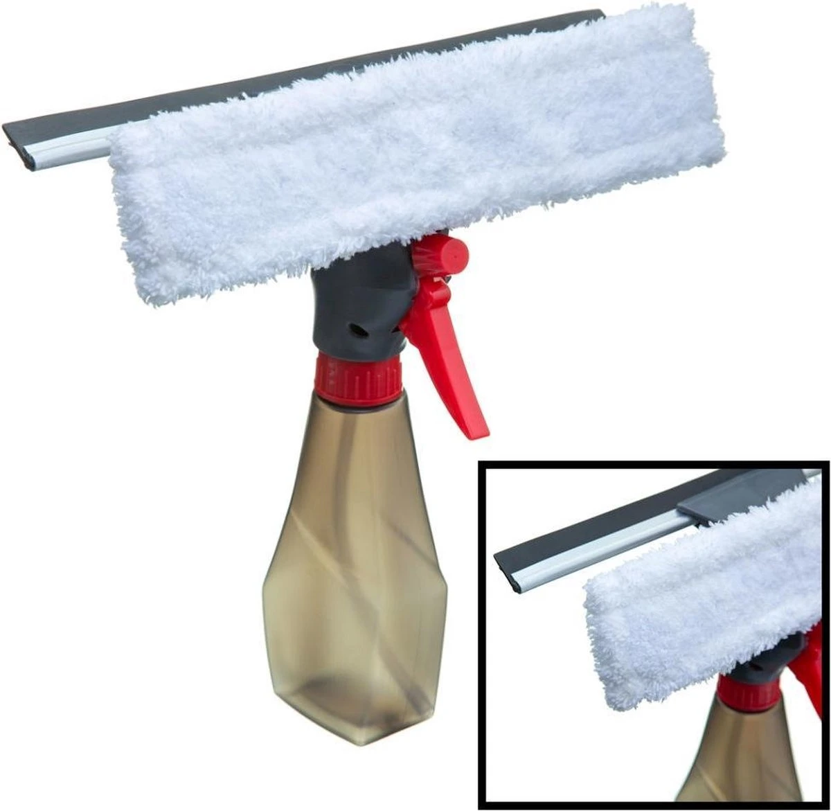 Essuie-glace Decopatent® PRO - Tracteur De Vitres Avec Fonction Spray - Pour Vitres Ou Douche En Verre - Lave Fenêtres Et Peaux De Chamois 3 Essuie-glace Decopatent® PRO - Tracteur De Vitres Avec Fonction Spray - Pour Vitres Ou Douche En Verre - Lave Fenêtres Et Peaux De Chamois