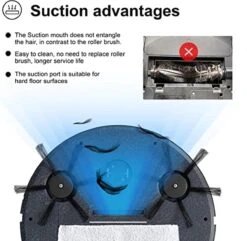 Jallen Gabor IS25 Ménage Charge Automatique Balayage Robot Aspirateur Intelligent, Spécifications Du Produit: 25X25X6cm -Nettoyage Produits Boutique 1200x1172 6