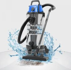 GoodVibes - Aspirateur Industriel - Nettoyeur à Sec - Fonction Soufflage - Aspirateur à Eau - Aspirateur Multifonctions - 30L - 2300W - Inox - Blauw -Nettoyage Produits Boutique 1200x1175 7