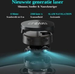 Efzaki Robot Aspirateur Avec Fonction Lavage - 4000 PA - Sans Fil - Station De Recharge Automatique - Zwart | Roboo Titane (Roboo T) -Nettoyage Produits Boutique 1200x1176 6