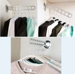 Crochet Mural Avec 5 Trous D' Argent - Mur Etendoir - Gain De Place - Vêtements> Organisateur - Wasrek Pliable - Placard Organisateur - Etendoir Suspendu - Cintres - Crochet Mur -Nettoyage Produits Boutique 1200x1180 1