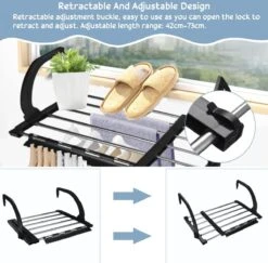 1 Pièce Radiateur Sèche-linge Acier Inoxydable Porte-Vêtements Chauffage 42-73cm Balcon Sèche-linge Extensible Cintre Balcon Suspendu Sèche-linge Pliable Radiateur Sèche-Chaussettes -Nettoyage Produits Boutique 1200x1180 2
