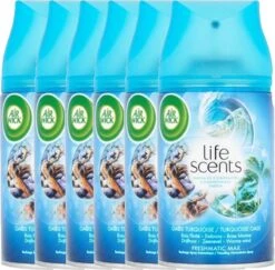 Recharge Airwick Freshmatic Max Turquoise Oasis Advantage Pack 6 Pièces