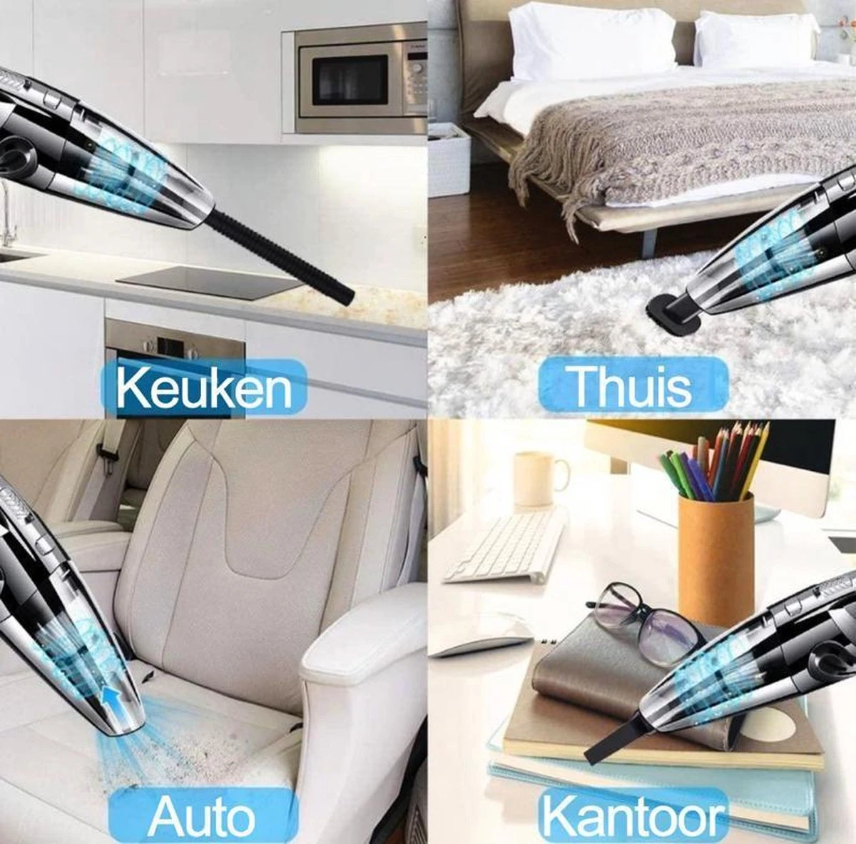 Aspirateur à Main Sans Fil SoloCare - Aspirateur Sans Fil - Pour Droog Et Humide - Nettoyeur De Poils Pour Animaux De Compagnie - Aspirateur à Main Rechargeable Avec 5 Accessoires - Filtre HEPA - Zwart 21 Aspirateur à Main Sans Fil SoloCare - Aspirateur Sans Fil - Pour Droog Et Humide - Nettoyeur De Poils Pour Animaux De Compagnie - Aspirateur à Main Rechargeable Avec 5 Accessoires - Filtre HEPA - Zwart – Image 19