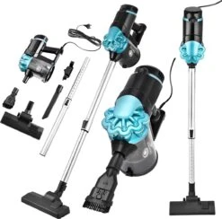 Team Kalorik HVC 1002 - Aspirateur Balai - Technologie D'aspiration Cyclonique - Haute Puissance : 600 W - Moteur Silencieux < 79 DB -Nettoyage Produits Boutique 1200x1184 4