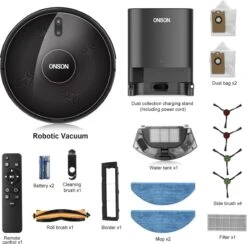 Aspirateur Robot Avec Navigation Intelligente - Élimination Automatique Des Déchets - Robot Laveur - Sans Fil - Avec Application - Poussière - Poils De Chien -Nettoyage Produits Boutique 1200x1185 8