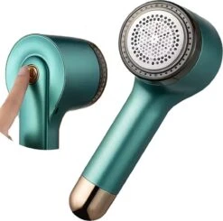 Vêtements Anti-peluches électriques - Depiller - Depilder Sans Fil - Brosse à Peluches - Voleur De Peluches Rechargeable - Rasoir à Vêtements - Vert