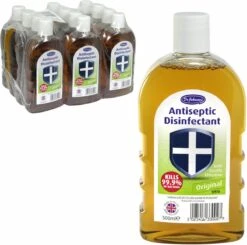 Dr Johnson's Disinfectant - 12 X 500ml Value Pack - Dettol Disinfectant Alternatief - Dettol Disinfection Alternatief