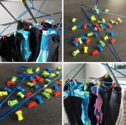 Organiseur De Chaussettes - 36 Pinces à Chaussettes Pour Machine à Laver Et Sèche-linge - Pinces à Chaussettes Pour Lessive Avec Cintre Pour Corde à Linge - Chaussettes Avec Les Pinces à Chaussettes Directement Sur Le Tiroir - 4 Couleurs -Nettoyage Produits Boutique 1200x1191 2