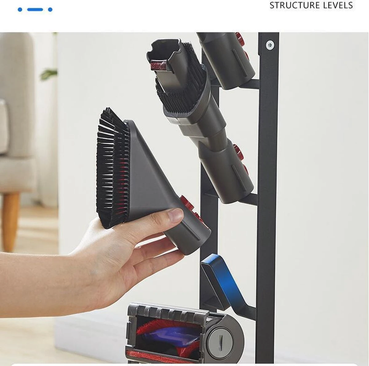 Aspirateur Support De Rangement - Dyson Rack - Dyson Essentials - Dyson Stand - Dyson Support De Rangement - Dyson Accessoires - Aspirateur Sans Fil à Vide Stand Support De Rangement Zwart 4 Aspirateur Support De Rangement - Dyson Rack - Dyson Essentials - Dyson Stand - Dyson Support De Rangement - Dyson Accessoires - Aspirateur Sans Fil à Vide Stand Support De Rangement Zwart – Image 2