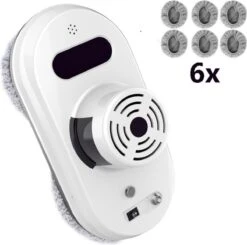 Sontrix Window Washer - Avec Télécommande - 6 Chiffons Inclus - Robot Laveur De Vitres - Nettoyant Pour Vitres - Wit -Nettoyage Produits Boutique 1200x1192 24