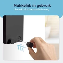 Corde à Linge ENISTO® - Corde à Linge Rétractable - Séchoir Alternatief - Corde à Linge Rétractable - Corde à Linge à Rouleaux - Corde à Linge - Gain De Place - Zwart - Corde à Linge - 4,2 Mètres 21 Corde à Linge ENISTO® - Corde à Linge Rétractable - Séchoir Alternatief - Corde à Linge Rétractable - Corde à Linge à Rouleaux - Corde à Linge - Gain De Place - Zwart - Corde à Linge - 4,2 Mètres -Nettoyage Produits Boutique 1200x1192 8