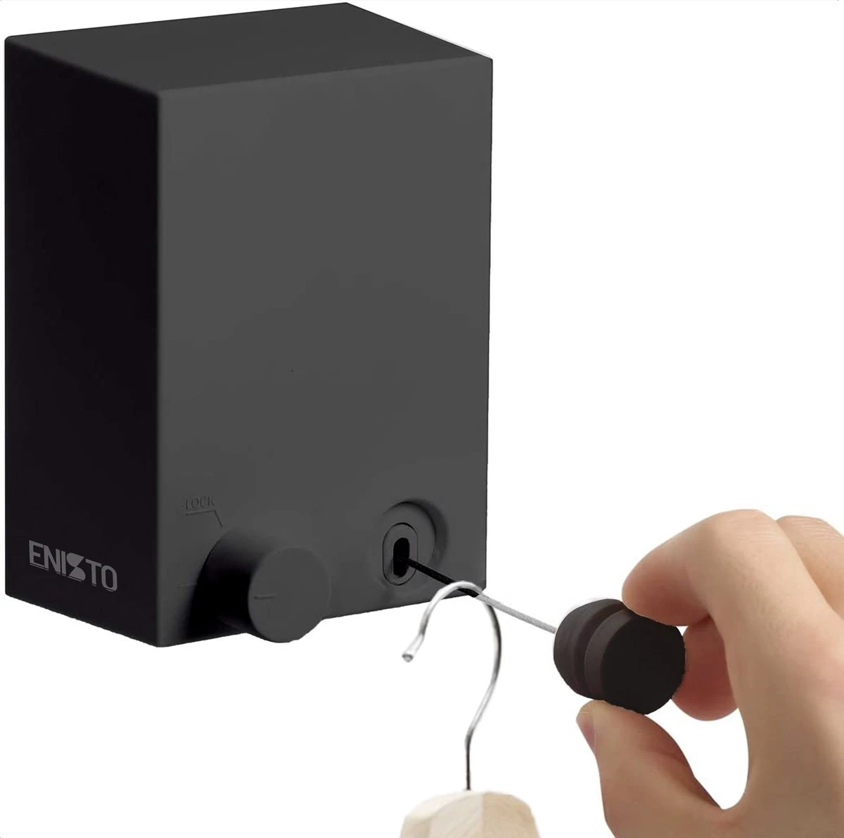 Corde à Linge ENISTO® - Corde à Linge Rétractable - Séchoir Alternatief - Corde à Linge Rétractable - Corde à Linge à Rouleaux - Corde à Linge - Gain De Place - Zwart - Corde à Linge - 4,2 Mètres 3 Corde à Linge ENISTO® - Corde à Linge Rétractable - Séchoir Alternatief - Corde à Linge Rétractable - Corde à Linge à Rouleaux - Corde à Linge - Gain De Place - Zwart - Corde à Linge - 4,2 Mètres