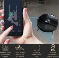 TONIHOMI® S8 - Aspirateur Robot Avec Fonction De Nettoyage - Vidange Automatique - Recharge Automatique - Navigation Laser LDS - Zwart -Nettoyage Produits Boutique 1200x1193 17