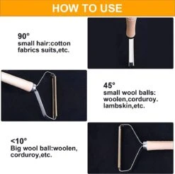 Lot De 2 Rasoirs Anti-peluches Portables Peigne En Laine Peigne Anti-peluches En Bois Rasoir Anti-peluches Portable Peigne En Cachemire Pour Enlever D'autres Tissus Vêtements Matelas Et Poils D'animaux -Nettoyage Produits Boutique 1200x1194 2