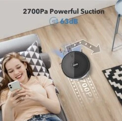 Aspirateur Robot Avec Navigation Intelligente - Élimination Automatique Des Déchets - Robot Laveur - Sans Fil - Avec Application - Poussière - Poils De Chien -Nettoyage Produits Boutique 1200x1195 7