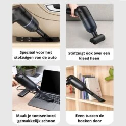 Aspirateur De Voiture - Dragon - Aspirateur à Main - Puissance D'aspiration élevée - Aspirateur à Main - Batterie Puissante -Nettoyage Produits Boutique 1200x1198 12