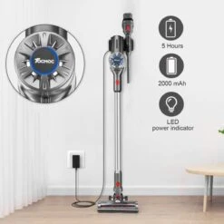 Aspirateur Balai Sans Fil 200Watt Avec 4 Accessoires Différents - Sans Sac - Filtre Hepa - Aspirateur à Main - Voleur à Main -Nettoyage Produits Boutique 1200x1198 17