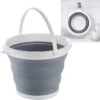 Seau à Eau Pliable, Seau En Plastique Silicone Avec Poignée, Grand Seau Pliable Pour La Pêche, Le Camping, La Randonnée, Le Nettoyage Et Le Lavage De Voiture, 10L (gris) -Nettoyage Produits Boutique 1200x1198 30