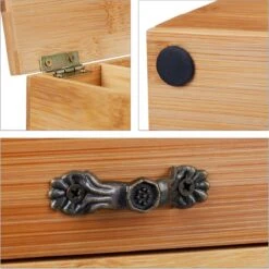 Boîte à Couture Relaxdays - Boîte à Couture - Boîte De Rangement Pour Outils De Couture - Bambou - Sans Contenu - Bois -Nettoyage Produits Boutique 1200x1198 4