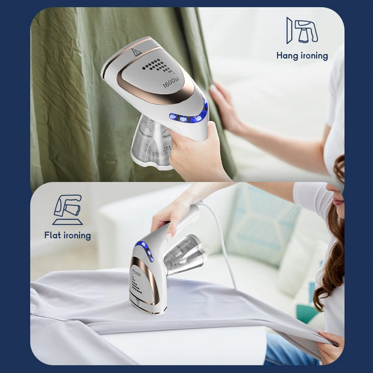 Vapeur Et Nettoyeur De Vêtements - Petit Défroisseur à Main Pour La Maison Et Les Voyages - Appareil à Vapeur Pour Vêtements/ Textiles / Tissus 5 Vapeur Et Nettoyeur De Vêtements - Petit Défroisseur à Main Pour La Maison Et Les Voyages - Appareil à Vapeur Pour Vêtements/ Textiles / Tissus – Image 3