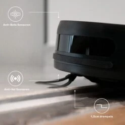 Aspirateur Robot Smart Sinji - 4 Modes De Nettoyage - Fonction De Nettoyage - Station De Charge - Contrôle Via App - Télécommande - Commande Vocale Via Google Et Alexa - Zwart -Nettoyage Produits Boutique 1200x1200 1007