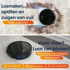 Aspirateur Robot Smart Happysnoots Avec Fonction De Nettoyage - Google Home Et Alexa - Robot De Nettoyage - Robot Aspirateur Pour Poils De Chien -Nettoyage Produits Boutique 1200x1200 1021