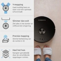 Aspirateur Robot CleanDays XR500 Avec Fonction De Nettoyage Avancée - Navigation Laser LDS - Puissance D'aspiration 6500PA 22 Aspirateur Robot CleanDays XR500 Avec Fonction De Nettoyage Avancée - Navigation Laser LDS - Puissance D'aspiration 6500PA -Nettoyage Produits Boutique 1200x1200 1048