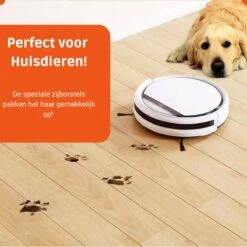 Robot Aspirateur - Robot Aspirateur Avec Station De Recharge - Robot Aspirateur Animaux Domestiques - Avec Télécommande - Wit -Nettoyage Produits Boutique 1200x1200 1062