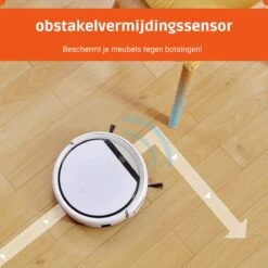 Robot Aspirateur - Robot Aspirateur Avec Station De Recharge - Robot Aspirateur Animaux Domestiques - Avec Télécommande - Wit -Nettoyage Produits Boutique 1200x1200 1063