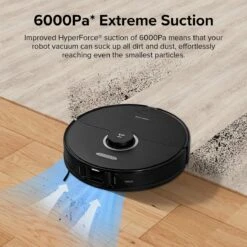 Xiaomi -Roborock S8 Robot Aspirateur Noir 6000Pa* Aspiration Extreme VibraRise Sonic Mopping, Cartographie 3D, Brosse DuoRoller Routines De Nettoyage Personnalisées, Prise En Charge De La Charge Hors Pointe (Roborock S7 Mis à Niveau) -Nettoyage Produits Boutique 1200x1200 1083